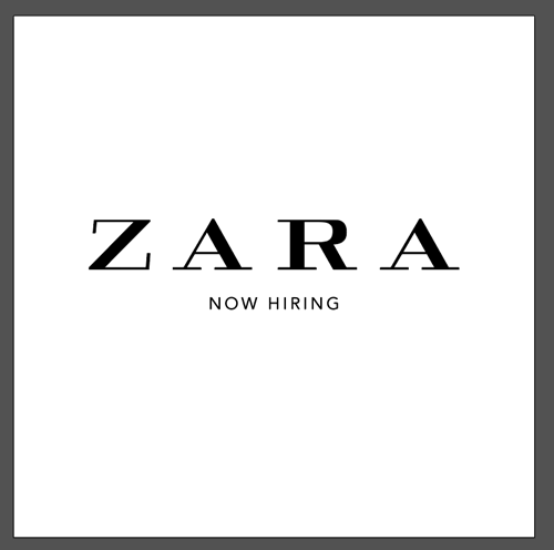 พนักงานคลังสินค้า  Part time – Full time ประจำ ZARA สาขาในกรุงเทพ ฯ