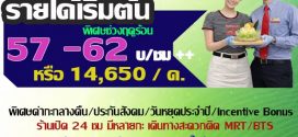 งาน Part Time – Full Time ร้านไอศครีม Swensen’s หลายอัตรา