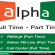 Alpha รับสมัครพนักงาน Full Time – Part Time