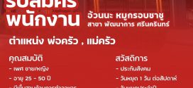รับสมัครพนักงานร้านอ้วนนะหมูกรอบชาชู