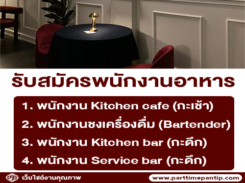 รับสมัครพนักงานประจำร้าน W8