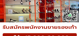 รับสมัครพนักงานขายรองเท้าหนังแกะ