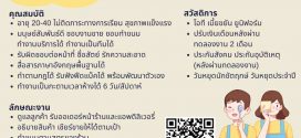 รับสมัครพนักงานเบเกอรี่ ร้านบราสสิก้าโดนัท