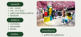 รับสมัครพนักงานร้านเสื้อผ้า FABBOZ