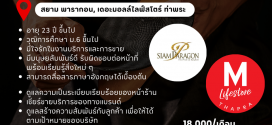 รับสมัครพนักงานขายหน้าร้าน (แบรนด์ The Recrafting)