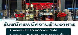 รับสมัครพนักงานร้านอาหารเวียดนาม Maison Saigon