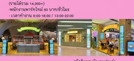 รับสมัครพนักงานร้าน ปา เฮ่า เถียน มี่
