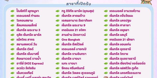 พนักงานชงชา Part Time – Full Time ประจำร้าน KOI The