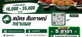 รับสมัครพนักงานร้านอาหาร Wingstop