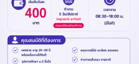 บริษัท บัตเตอร์ฟลาย ไทยเพอร์ฟูม จำกัด รับสมัครพนักงาน